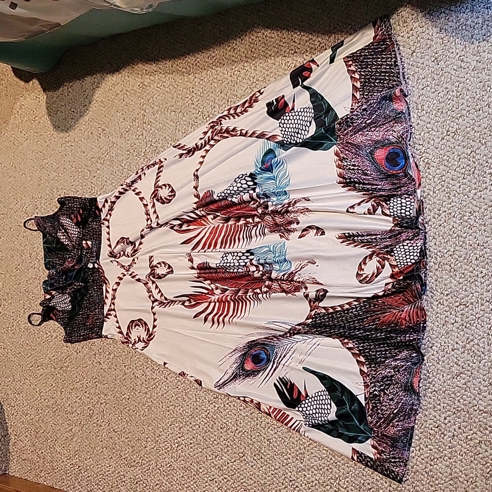 Peacock sundress M NWOT #174